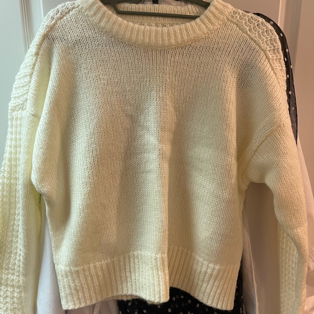 New with tags White sweater